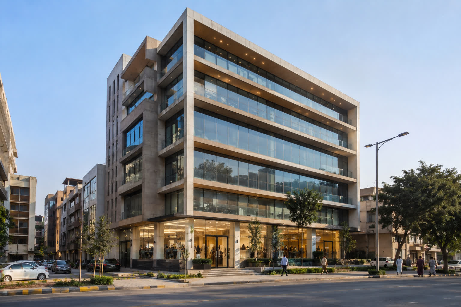 Blue Horizon Business Center, a commercial office building in Islamabad
