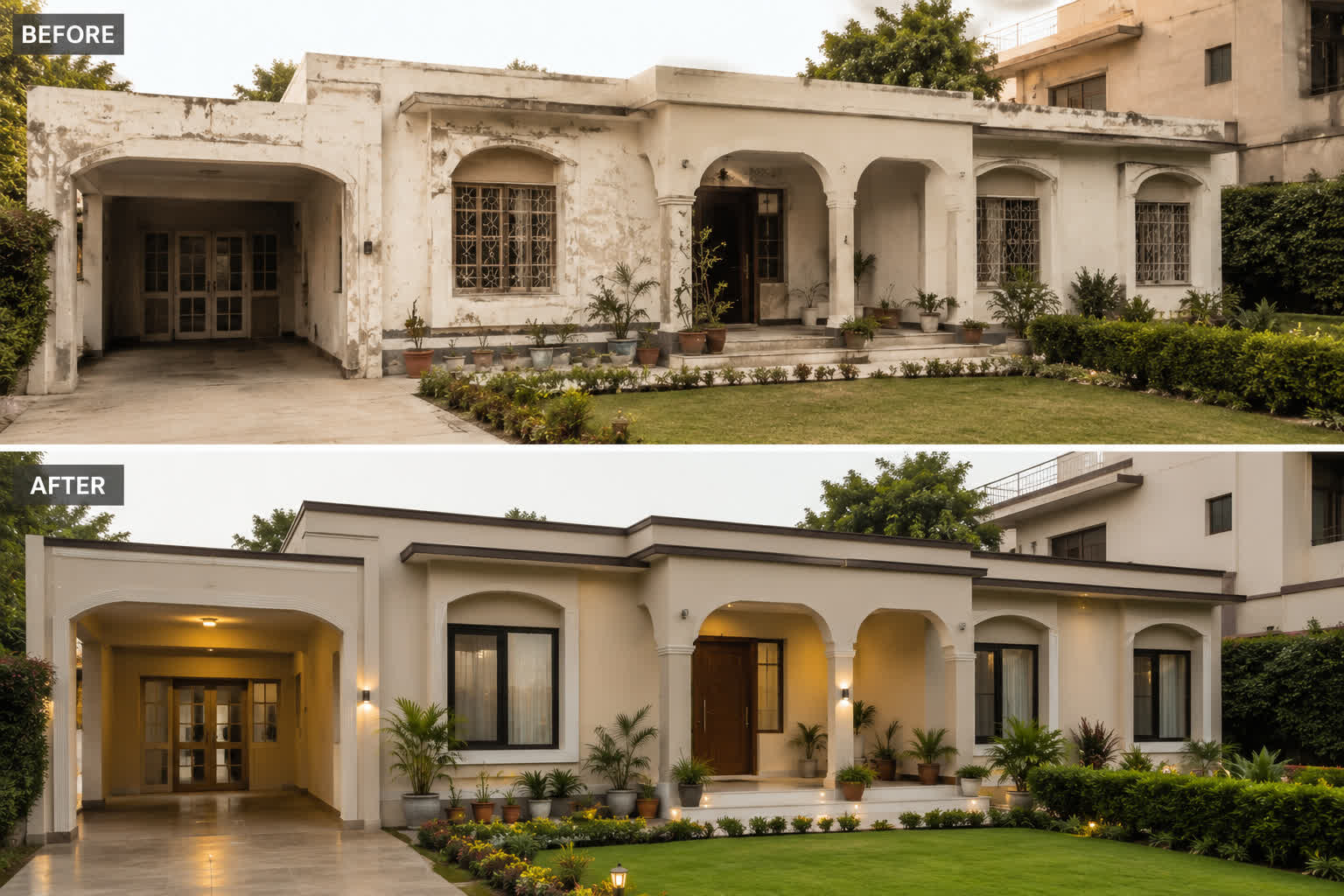 Riverside Bungalow Renovation — renovated property in Rawalpindi
